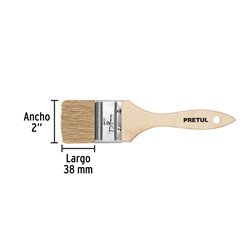 Brocha 2" pretul cerda natural uso general