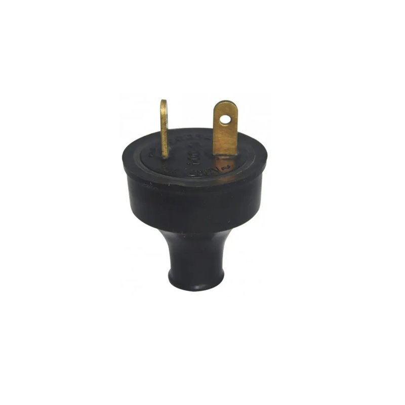 Clavija 20A 250V bifásica pata trabada 2x20