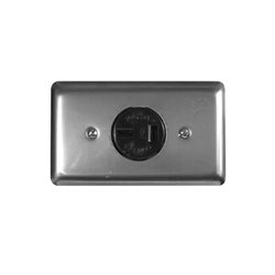 Tomacorriente incrustar C-013 codelca 2 X 20A 250V sin polo pata trabada
