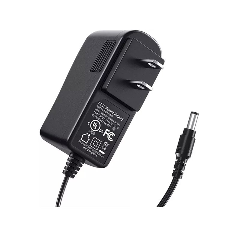 Adaptador fuente voltaje 12V 1A centro positivo punta 2.1x5.5mm