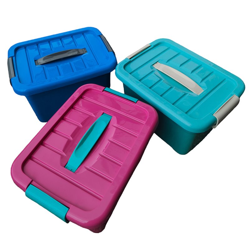 Caja organizadora 6Lt apilable multiusos color surtido