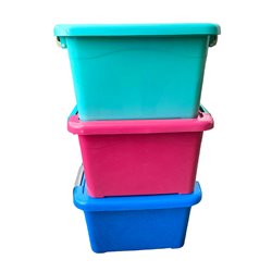 Caja organizadora 6Lt apilable multiusos color surtido
