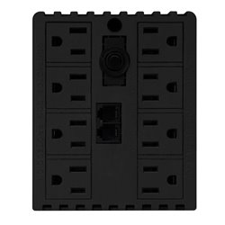 Regulador de voltaje powest AVR 2200VA 8 salidas