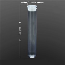 Envase Tubo De Escarcha Vacío 73mm + Tapón