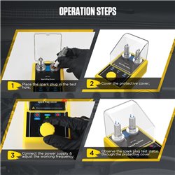 Probador de bujías chispa Autool SPT101 moto carro 110V