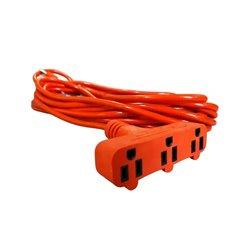 Extensión industrial 3 tomas 5m osblack naranja