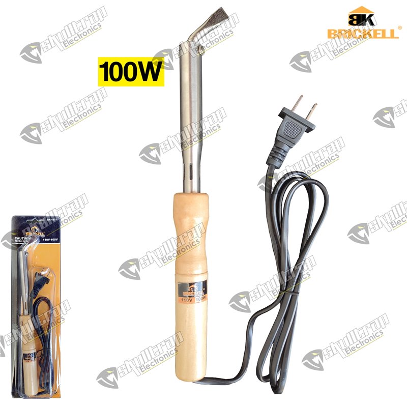 Cautín 100W Ferrawyy punta plana curva