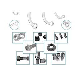 Set x5 llaves tipo C media lunea Uyustools YUZ501