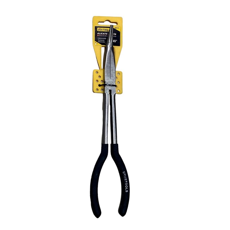 Pinza alicate 11" extralarga punta curva 45° Uyustools ALP111