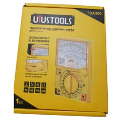 Multímetro analógico Uyustools TSA360 + puntas