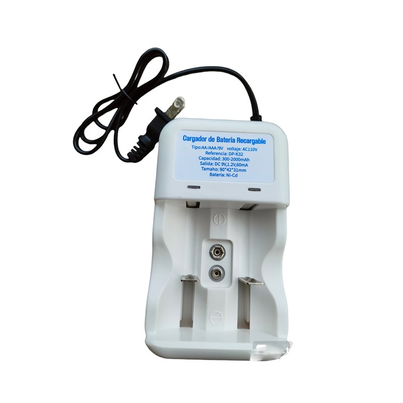 Cargador baterías DP-K32 AA/AAA/9V Megawatt