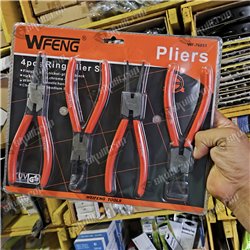Juego set 4 pinzas saca pines Wfeng 7.5" pulgadas
