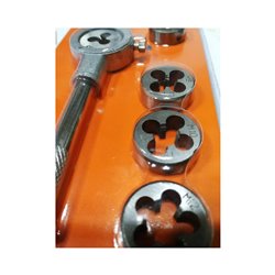 Set tarrajas 8 piezas M3 a M12 hembra