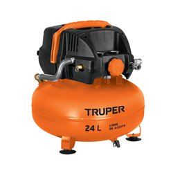 Compresor libre de aceite compacto 24L, 2-2/3HP 127V Truper