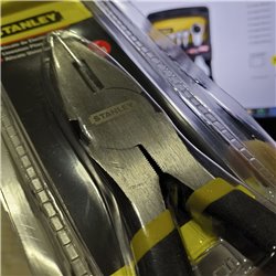 Alicate Stanley electricista 8" Original mango de goma