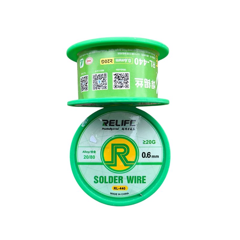 Carrete estaño Relife 0.6mm 20gr RL-440