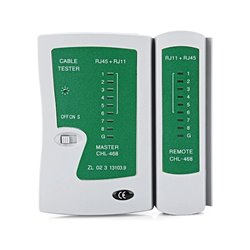 Tester De Red Probador Redes Rj45 Rj11 Utp Telefonia Cable