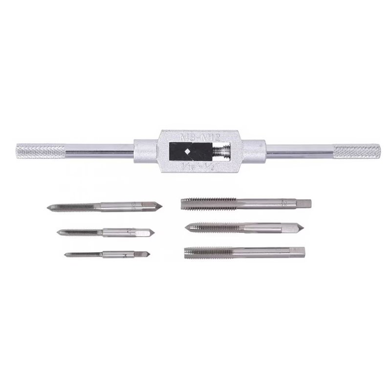 Juego machuelos 8 piezas milimetrico M3/M12