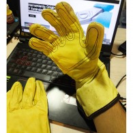 Par guantes ingeniero largo reforzado