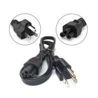 Cable de poder 1,5m tipo trebol pc impresora pantalla