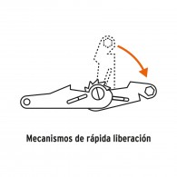 Kit 2 eslinga con ratchet 1000Kg Truper 1.1/4" broches en goma
