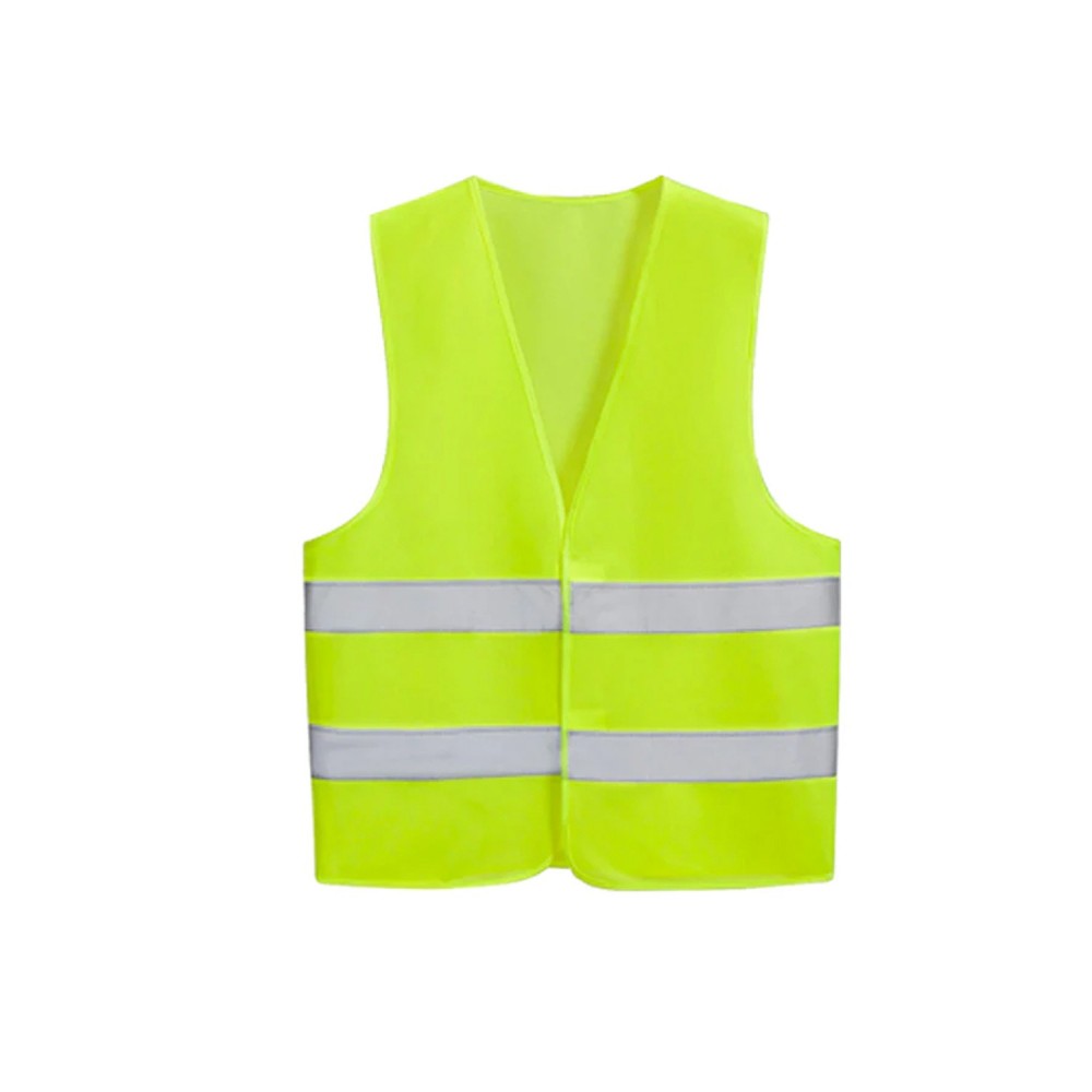 Chaleco reflectivo de seguridad verde industrial