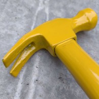 Martillo 8oz 220gr 27cm antideslizante amarillo