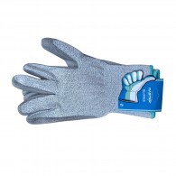 Guantes latex grises anticorte corrugado fino