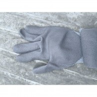 Guantes latex grises anticorte corrugado fino