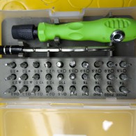 Kit destornillador 30 en 1 punta triangulo torx allen en caja