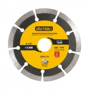 Disco diamantado uyustools 4.1/2" segmentado DDU115 bloque piedra concreto
