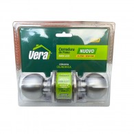 Cerradura chapa Vera alcoba pomo metálico Nuovo