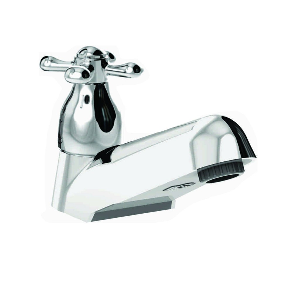 Llave cromada cruceta para lavamanos classic