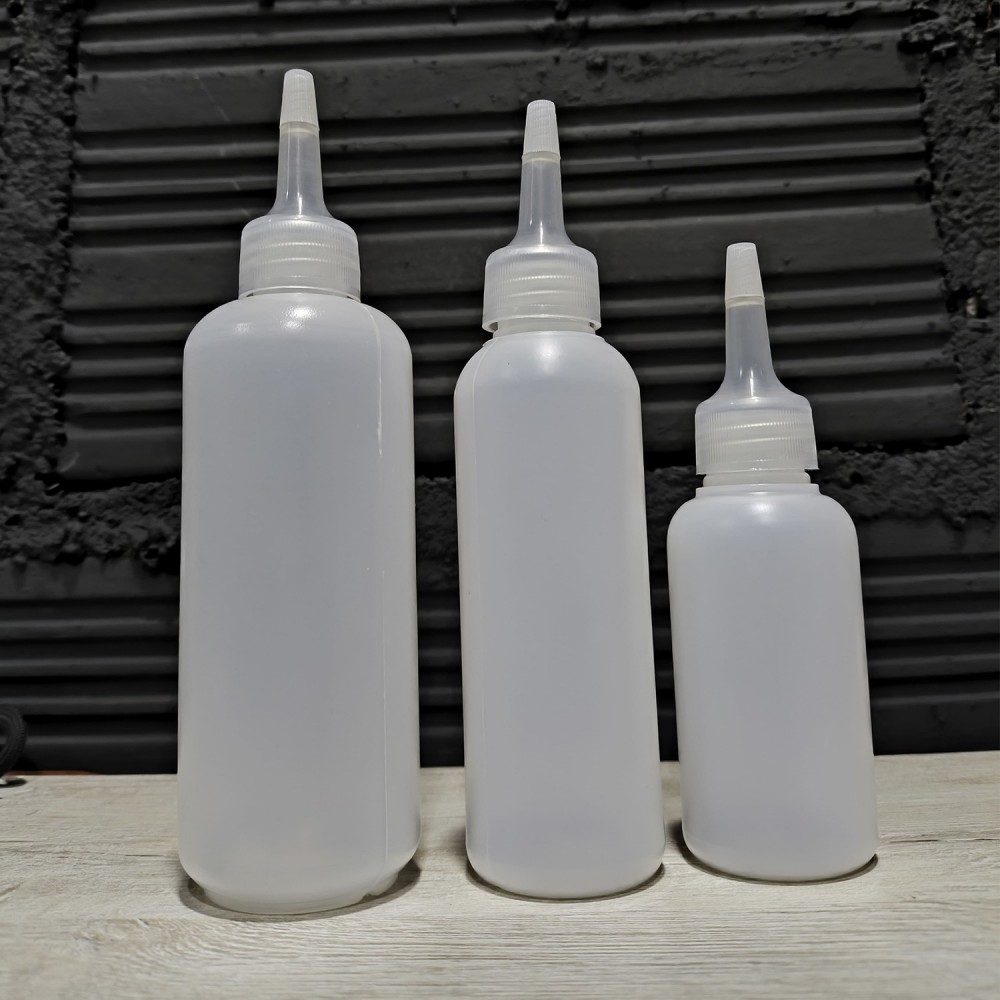Envase 60/100/150mL dispensador de pico aceitero