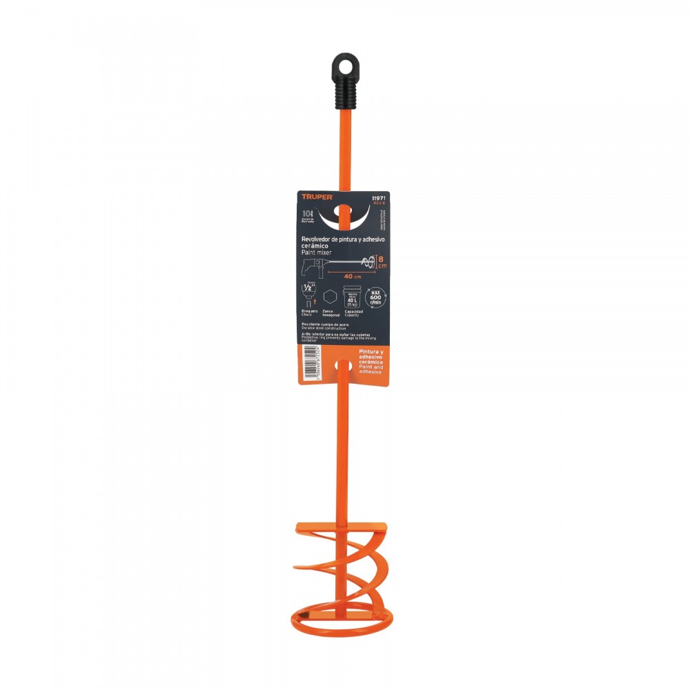 Revolvedor mezclador de pintura Truper 80mm diámetro