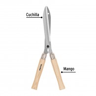 Tijera de podar 49cm jardinería mango madera Pretul