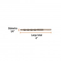 Broca concreto (1/4"x4") Truper