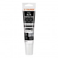 Silicona negra Truper sellador juntas para alta temperatura 85g motores