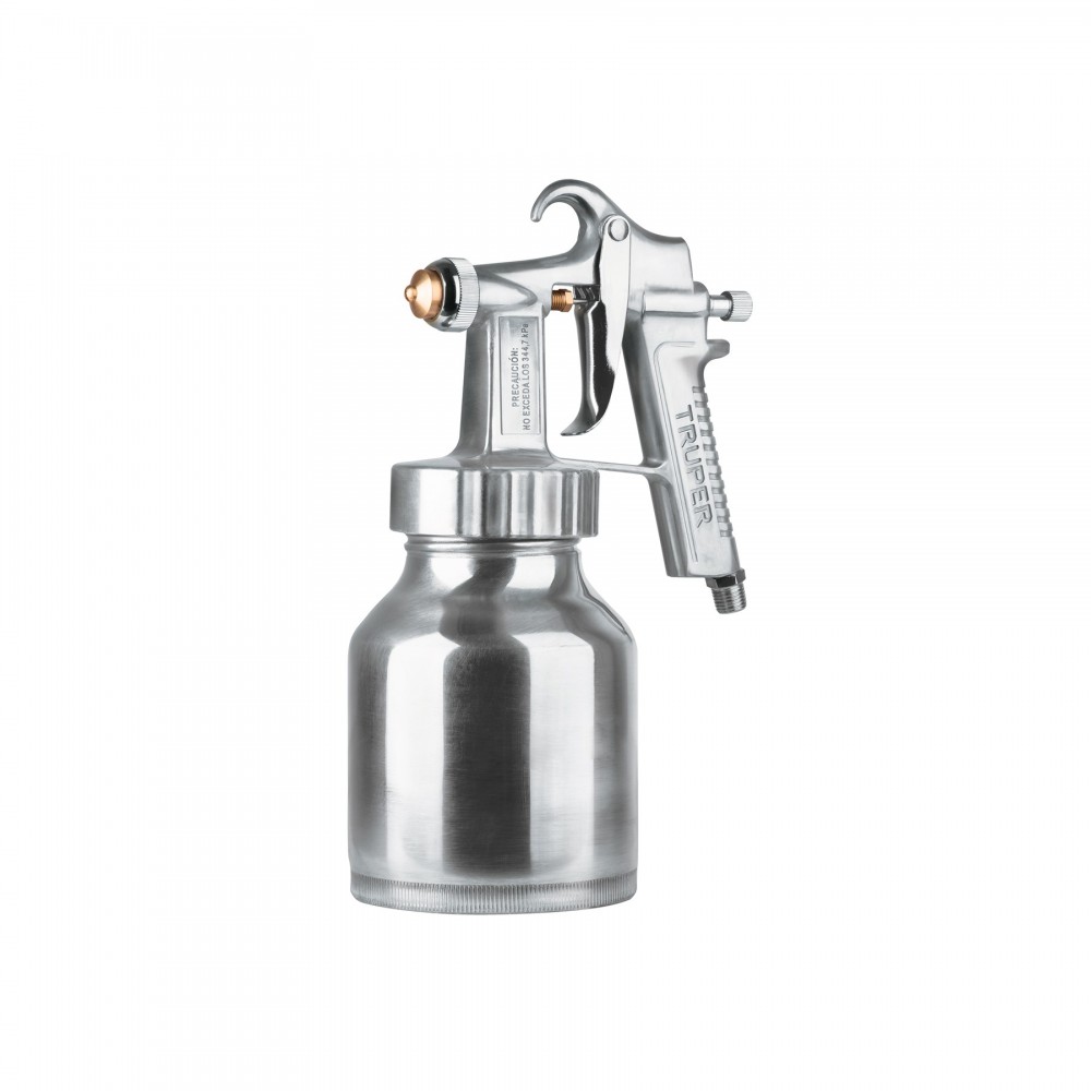 Pistola Pintar 1.5mm Baja Presión 20 psi Vaso 1L Truper aluminio