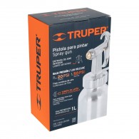 Pistola Pintar 1.5mm Baja Presión 20 psi Vaso 1L Truper aluminio
