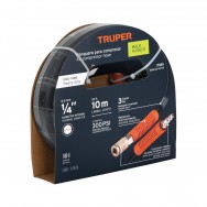 Manguera compresor hule 10m x 1/4" Truper