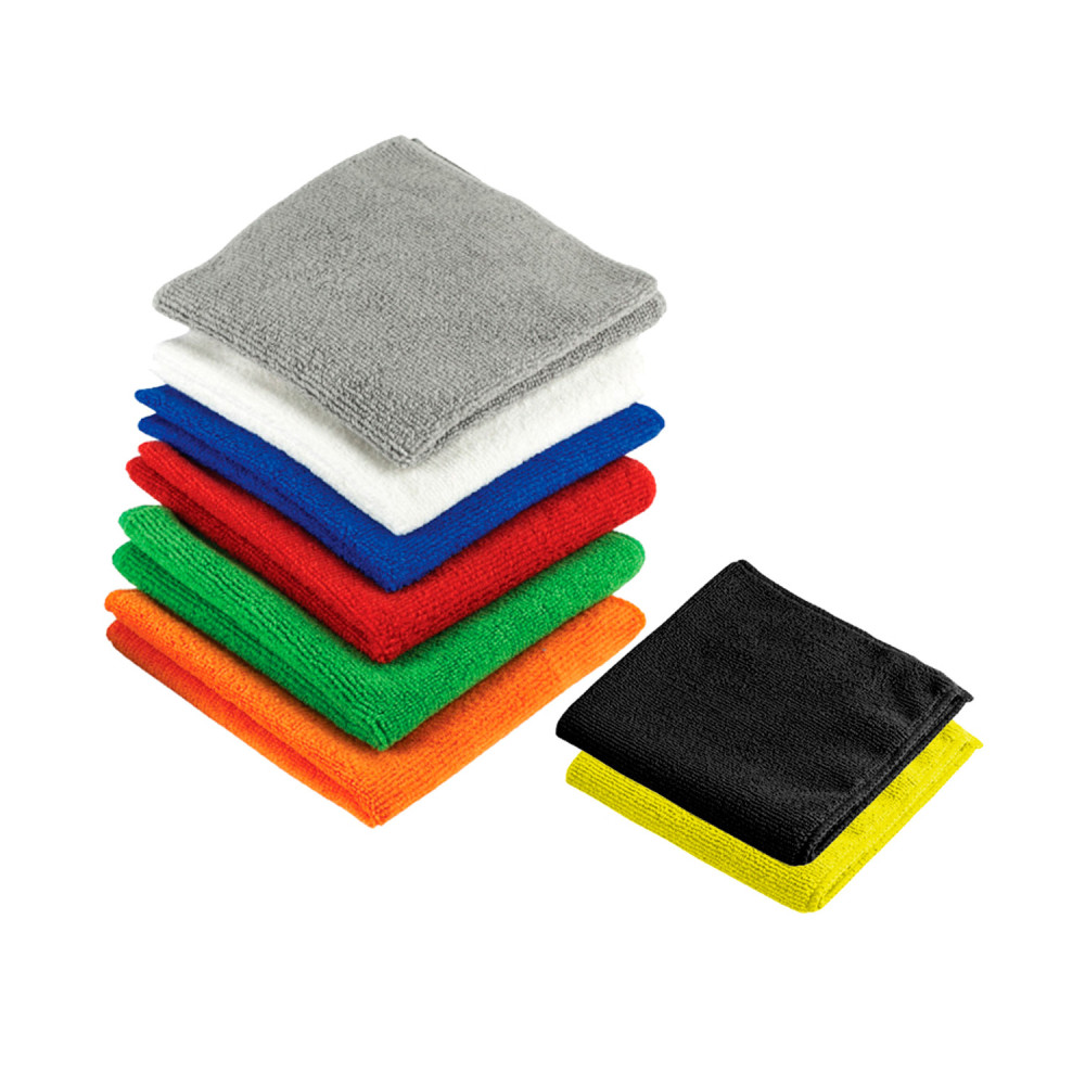 Mini paño microfibra 15x15cm limpieza color surtido