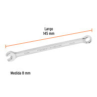 Llave mixta 8mm Truper Expert extra larga (145mm)
