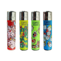 Encendedor mechera Clipper recargable diseños varios