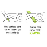 Tijera 6" electricista Truper Expert acero inoxidable + estuche