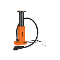 Bomba de aire con pedal llantas ciclas balones 60 psi