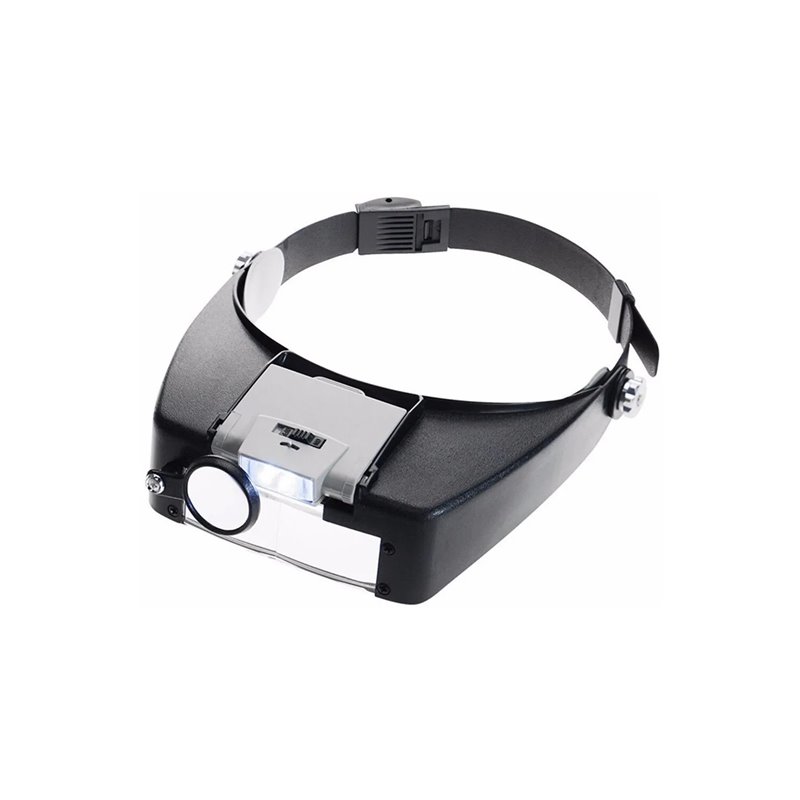 Gafas visor lupa negras 3 lentes sencilla MG81007-A1
