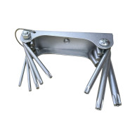 Set x8 llaves TORX tipo navaja T10 - T45