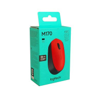 Mouse Logitech Inalámbrico M170 rojo original