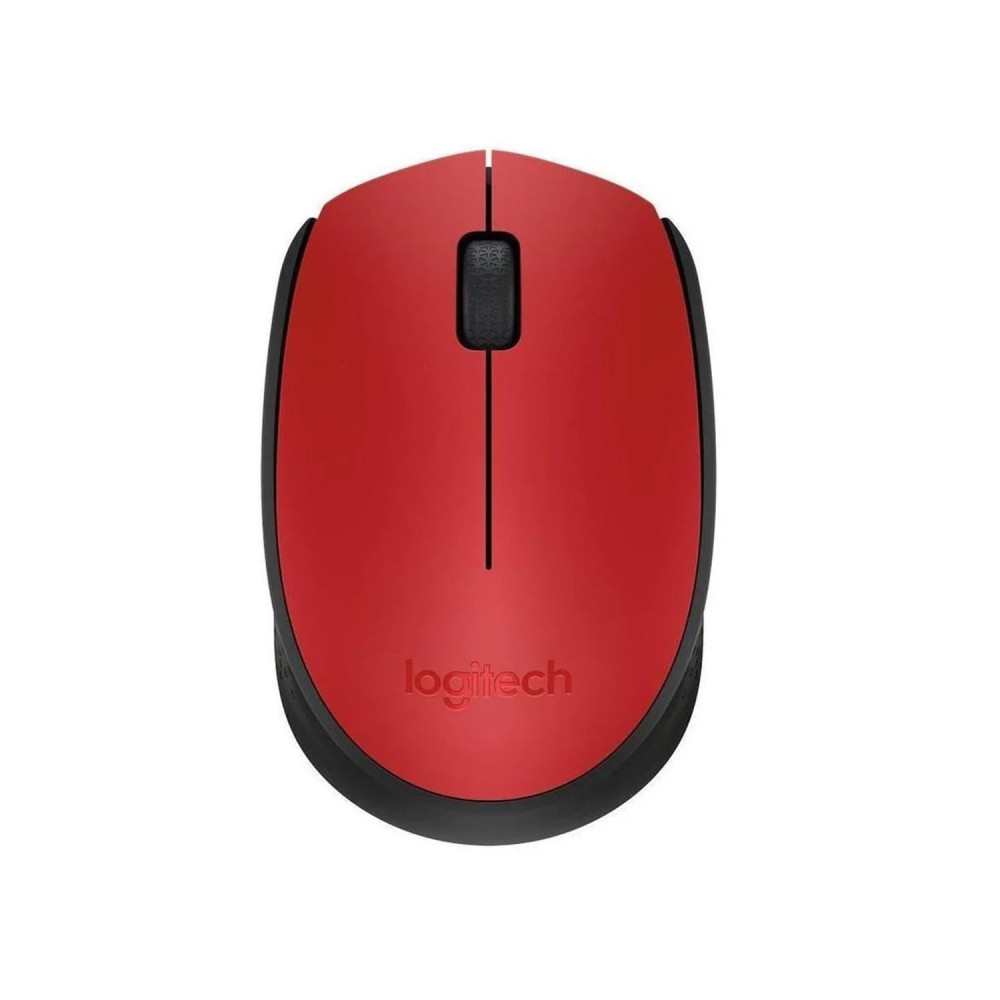 Mouse Logitech Inalámbrico M170 rojo original